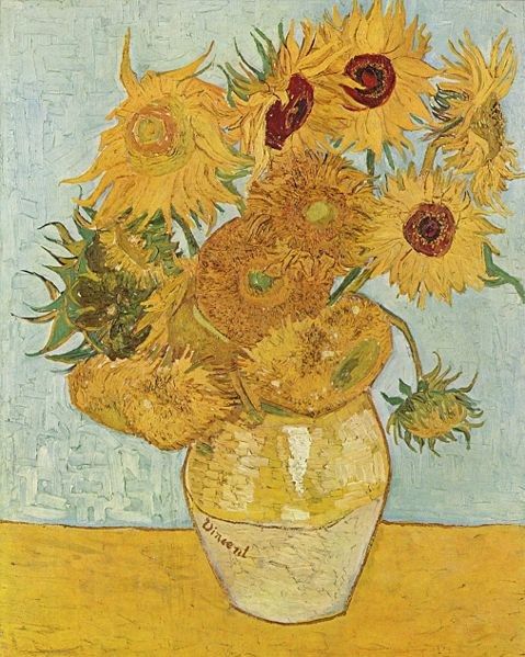 Vincent van Gogh Vase with Twelve Sunflowers